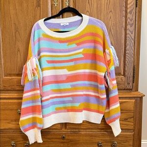 Women’s colorful sweater